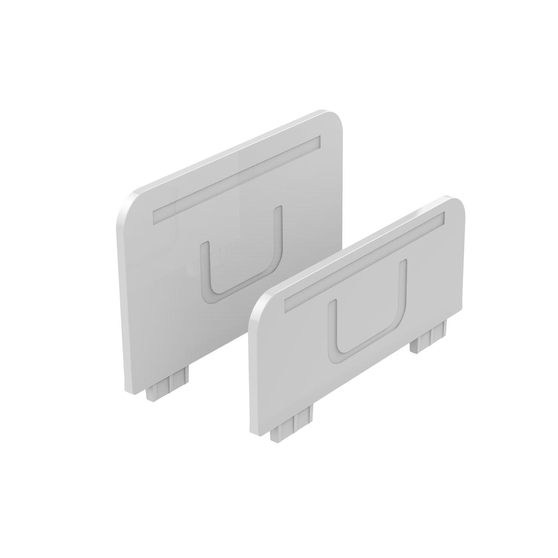 Unitek 11 Detachable Dividers as a Pack, 5 Tall and 6 Short Adjustable Dividers-White