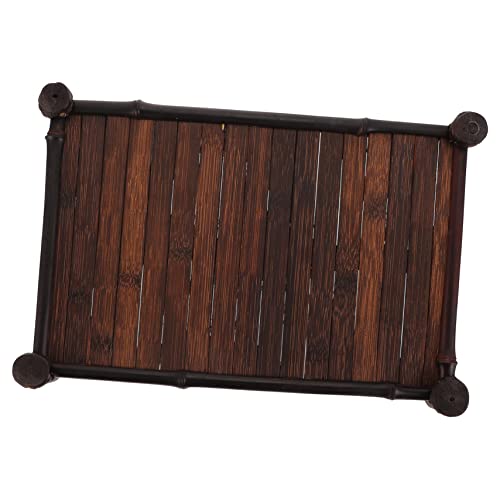Ciieeo 1pc Bamboo Serving Tray, Tea and Breakfast Tray, Perfect for Displaying Teaware, Can be Used as a Gift