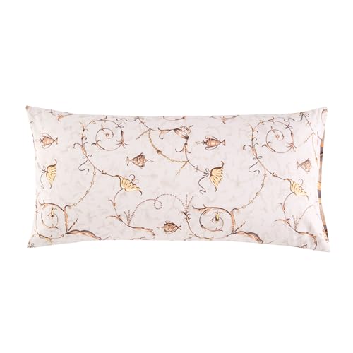 Bassetti OPLONTIS Kissenhülle zu Bettwäsche aus 100% Baumwollsatin in der Farbe BEIGE 4M, Maße: 40x80 cm - 9331450