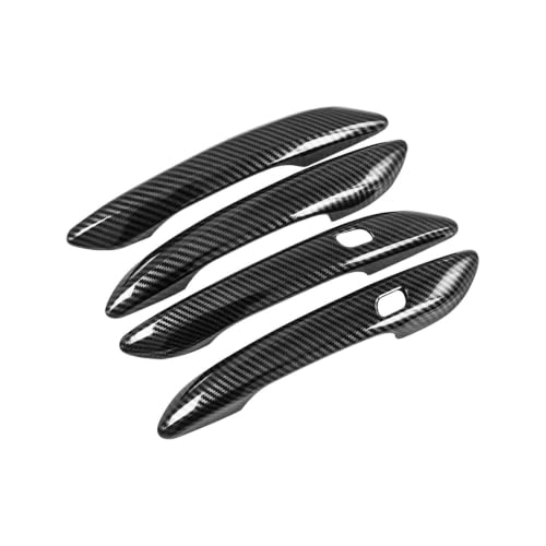 Look sport pour votre Elantra CN7 avec cette couverture poignée carbone noir extérieure