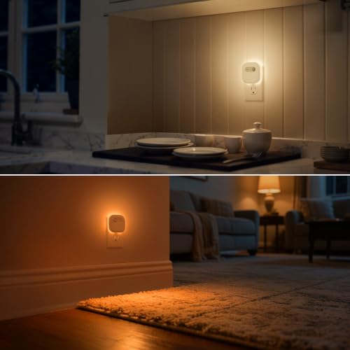 Image of DORESshop Motion Sensor Night Light, Night Lights Plug into Wall, 3CCT