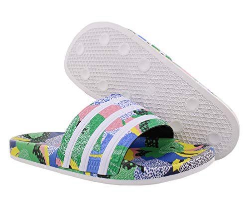 Image of adidas Womens Adilette Slide Casual Sandals Casual - Orange