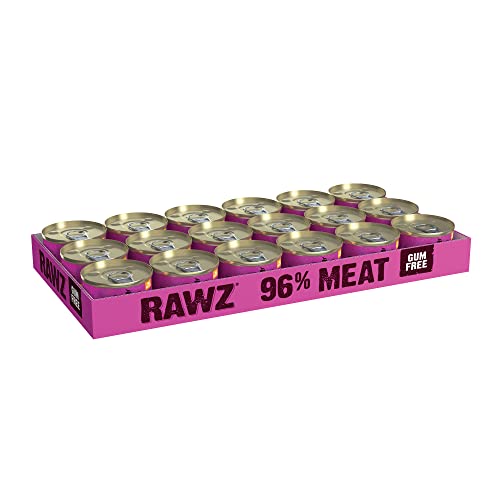 Rawz Natural Premium Pate Canned Cat Wet Food - Made With Real Meat Ingredients No Bpa Or Gums -3 Oz Cans (Case Pack Of 18) (Rabbit&Pumpkin) #TOP2