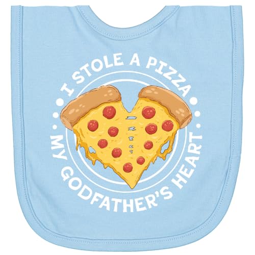 inktastic I Stole a Pizza My Godfather's Heart Newborn Bib