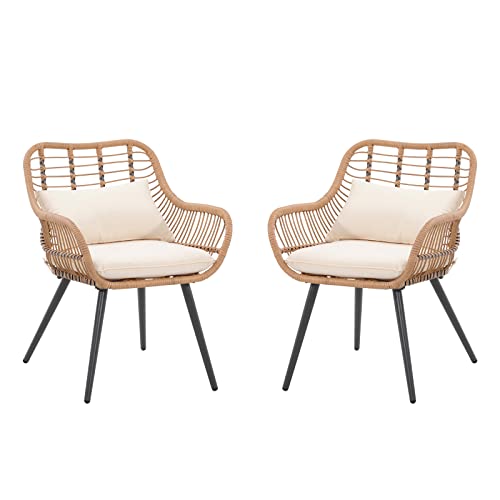 Verano Garden Patio Dining Chairs Set of 2