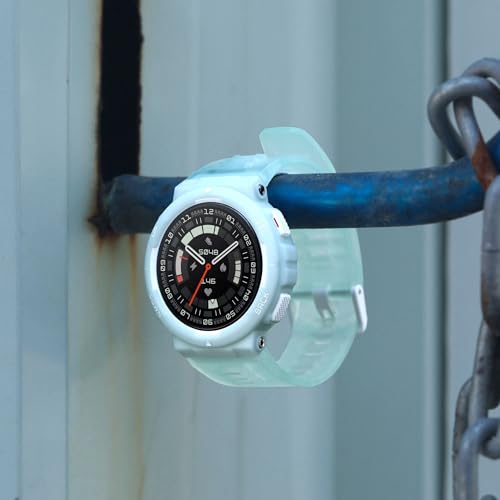 Image of Amazfit Active Edge Smart Watch 46 mm, Rugged Fitness Watch, GPS, AI Health Coach, 16-Day Battery, 130+ Sports Modes, Activity Trackers and Smartwatches Android and iPhone Compatible, Mint Green