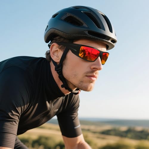 Image of Polarized Sports Sunglasses for Men Women,Driving Fishing