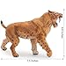 Gemini&Genius Saber-Toothed Tiger Animals Action Figure Toys for Kids (Smilodon)