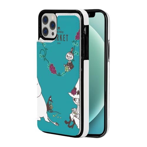 【2023新型】ムーミン iPhone 15Pro Max ケース 手帳型 あいふぉん 15Pro Max ケース カード収納 スタンド機能 高級pu合皮ケース マグネット 財布型 スマホケース 高級puレザー 合皮 ポケット付き 横置き機能 二層構 (I
