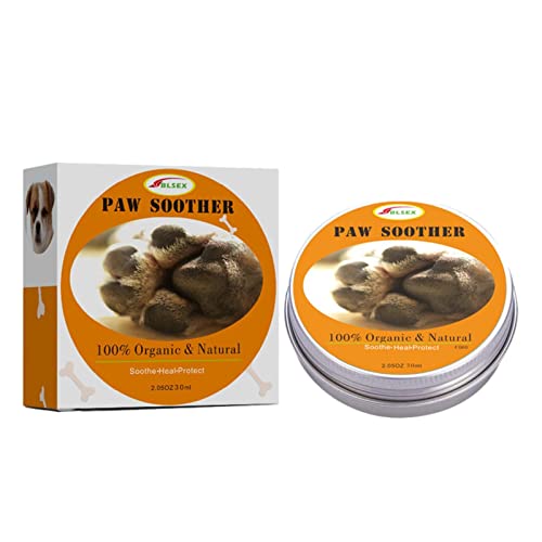 Botiniv Crema Patas para Perros | Bálsamo Natural para Mascotas – Bálsamo calmante loción para Patas, Crema Segura para Chupete Patas para Perros, Gatos, Cachorros y Gatitos