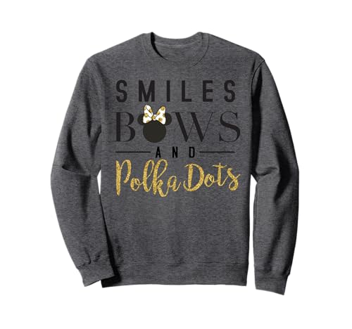 Sweatshirt Minnie Polka Dot Day Smiles Bows Disney femme