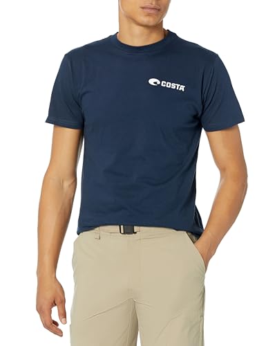 T-Shirt Founders Fish Costa Del Mar Homme avec Motif Poisson Imprimé Dos