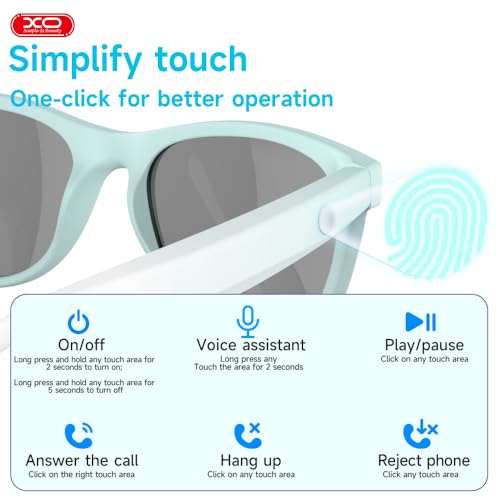 XO スマートBluetoothオーディオサングラス の商品画像 2