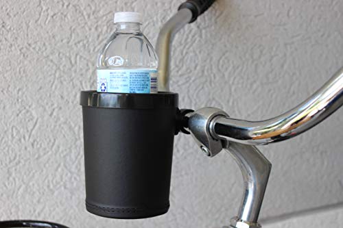 The All Black Bike Cup Holder For Beach Cruiser Bicycle - Commuter Bike - Handlebars (General Style) #TOP7
