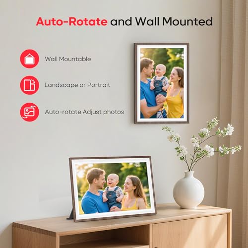 Image of Digital Photo Frame (Black, B02)