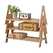 QWZ Scarpiera Piccola, Scaffale per Scarpiera Impilabile in Legno Scaffale per Ingresso, per Armadio Corridoio Ingresso Soggiorno Camera da Letto