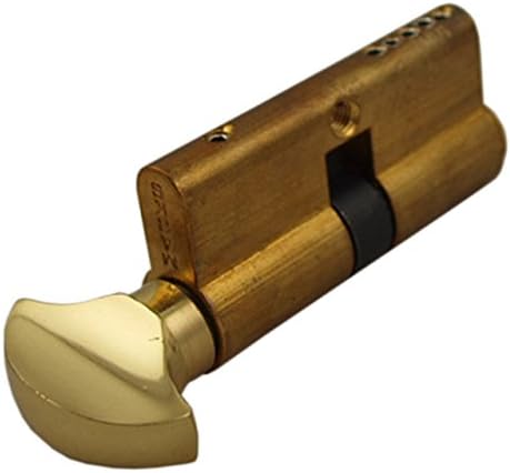 Marks #2621 Polished Brass US3 Euro Profile Single Cylinder