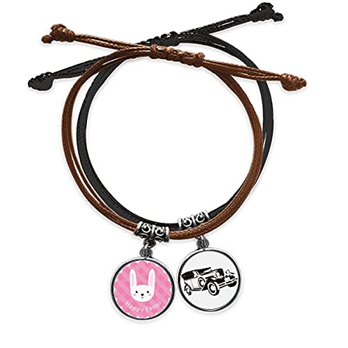 Bracelet Bunny en cuir réglable pour éviter les allergies et sublimer votre poignet