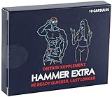 Hammer Extra Fast Acting Herbal Supplement for Men. Horny Goat Weed Tongkat Ali Ginseng Tribulus Maca. Male Performance Supplement Pills for Men Energy Stamina & Endurance. A Male Enhancing Supplement