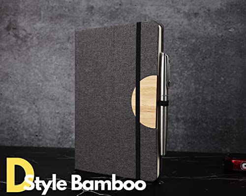 Image of Leather Hard Bound Notebook A5 Journal Diary For Office Use With Mobile & Card Holder Or Pen Loop Dairy For Personal |Ruled Pages With Strap Bookmark Journal Notebook (B126), 200 Pages
