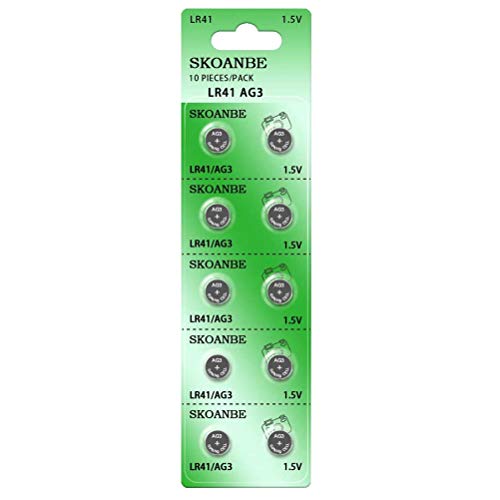 Pilas de Botón SKOANBE AG3 LR41 50 Unidades miniatura 2