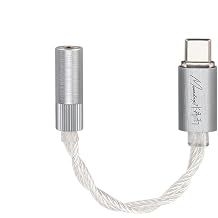 Moondrop Echo-A 32Bit/384kHz Portable USB Type-C to Headphone DAC/AMP with 3.5mm Audio Jack Adapter