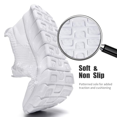 Image of Mens Running Shoes Slip On Tennis Walking Sneakers Workout Athletic Lightweight Casual Sport Shoes