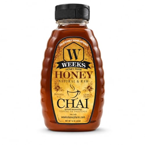 Weeks Honey Farm Chai Honey 16 oz miel infusionada