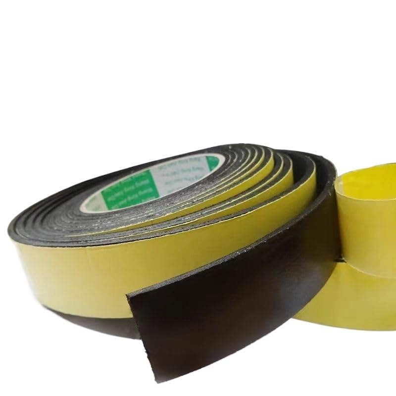 1pc 5M/10M Strong Adhesion EVA Black Sponge Foam Rubber Tape - Anti-Collision Seal Strip for Doors and Windows(40mmx3mmx5m)