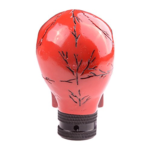 AutoBoy ABy Skull Head Gear Stick Shift Shifter Knob Lever Cover Universal Fit for Most Manual Transmission Vehicles(Red)