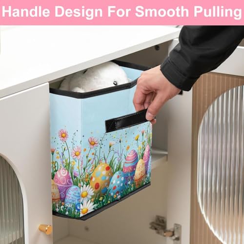 Boîte de rangement linge et paniers pliables pour placards encombrés - 6