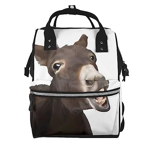 Sac à dos langer étanche pour sorties bébé grand sac à langer amusant noir multifonction