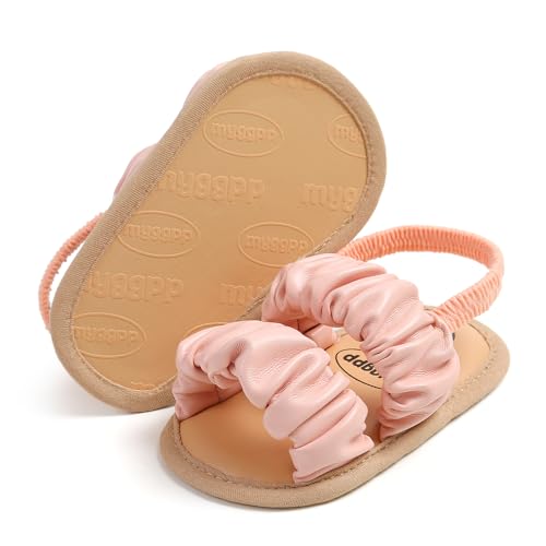 Image of Infant Baby Boys Girls Summer Sandals Party Wedding Dress Flats Shoes Newborn Crib Shoes First Walkers Prewalkers 0-18 Months