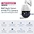 4K 8MP PTZ POE IP Camera Outdoor,360°Pan 90°Tilt 18X Optical Zoom,Human Auto Tracking,Human/Vehicle Detection,Two-Way Talk,328ft IR Night Vision,MicroSD 512GB PTZ Camera,compatible for Blue Iris