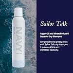 NAVY HAIR CARE Sailor Talk Dry Shampoo | Oil Absorbing and Nourishes Hair with Argan Oil | 7 oz - Image 2