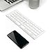 Joyzy Foldable Bluetooth Folding Keyboard Full Size Pocket Wireless Keyboard for iOS Phone Android Smartphone Tablet Windows Laptop (White)