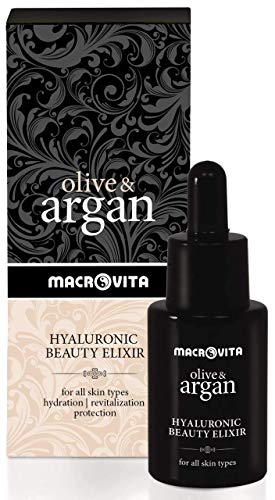 MACROVITA ARGAN & OLIVE HYALURONIC BEAUTY ELIXIR WITH ARGAN STEM CELLS 15 ML.