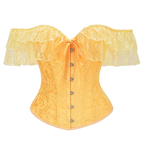 Corset à épaules dénudées aux finitions coutures raffinées
