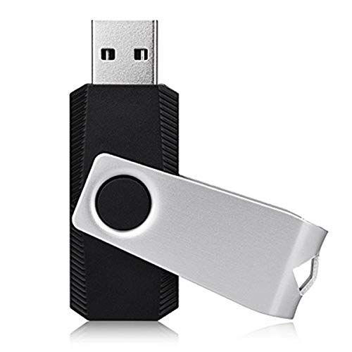 Image of KEXIN 10 Pack 64GB Flash Drive USB Flash Drive Thumb Drive Memory Stick USB Drive Swivel Drive Jump Drive Black (64 GB, 10 Pack)