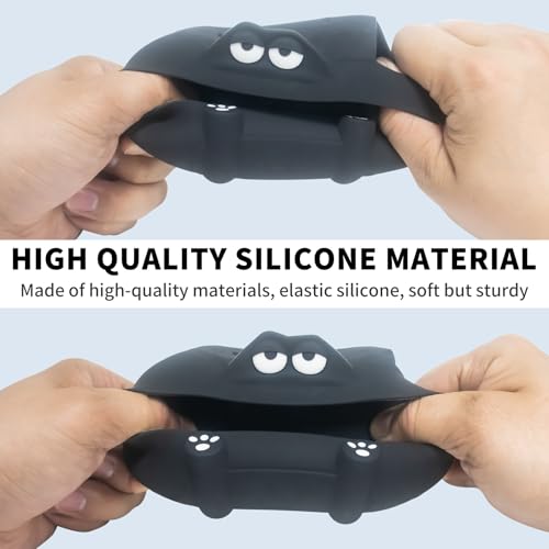 Image of for Anker Soundcore Select 4 Go Speaker Cartoon Cute Silicone Case Cover, Anti Scratch Shockproof Protective Skin Cover Compatible with Soundcore Select 4 Go Bluetooth Shower Speaker (Black)
