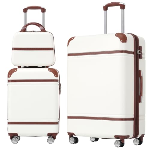 Hardshell Luggage Sets 3 Piece Spinner Suitcase with TSA Lock: 20