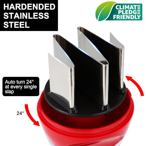 Geedel-Food-Chopper-Easy-to-Clean-Manual-Hand-Vegetable-Chopper-Dicer-Dishwasher-Safe-Slap-Onion-Chopper-for-Veggies-Onions-Garlic-Nuts-Salads-Red