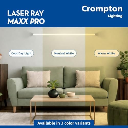 Image of Crompton Laser Ray Maxx Pro 36W LED Batten | Energy Efficient Batten for Home | Cool Daylight | Pack of 6