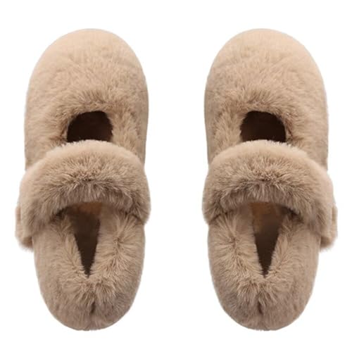 Stunner Women Warm Winter Slippers Fur Lined Slip On Waterproof Indoor Outdoor Warm Mules3