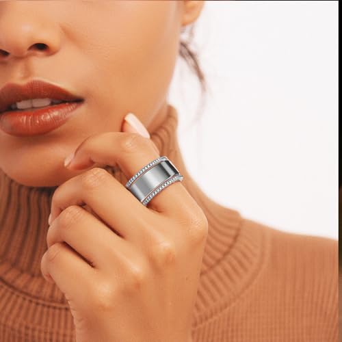 2-Pack 14K Gold Plated Stacking Rings for Oura Ring Gen 4/Gen 3, Cubic Zirconia Simulated oura ring stack Diamond Rings for Women4