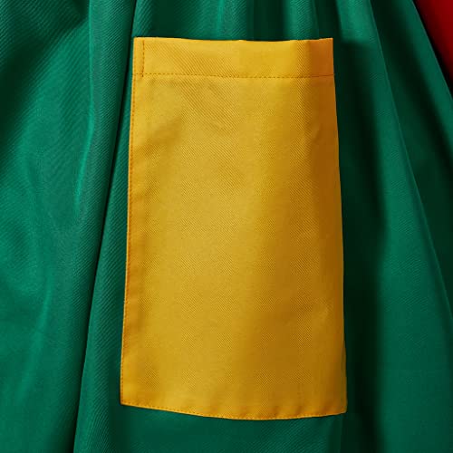 MelangCos La Chilindrina Costume Women's Chilindrina Dress for Halloween Christmas (M, Green) by MelangCos - Used condition - Image 7