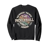 Photo Gallery the pickleball legend - palla da pickleball da donna, stile retrò felpa Photo Gallery the pickleball legend - palla da pickleball da donna, stile retrò felpa