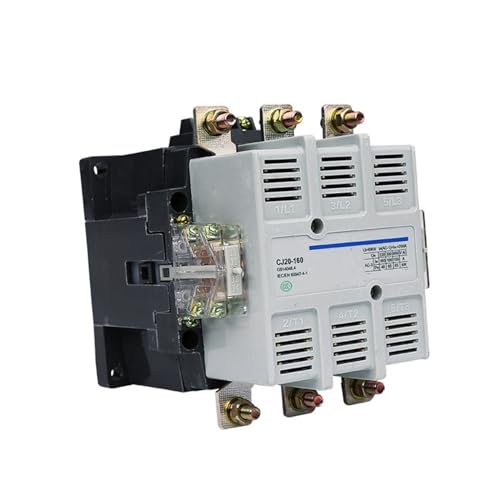 Contacteur CA triphasé CJ20-160 avec bobine 380V pour commande industrielle de puissance 160A