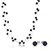 Gem Stone King 18" Blue 3-String Cultured Freshwater Pearl Necklace Earrings Set