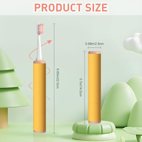 rechargeable travel folding toothbrush perfect for traveling hiking and camping compact and portable carry-on toothbrush for adults and kids